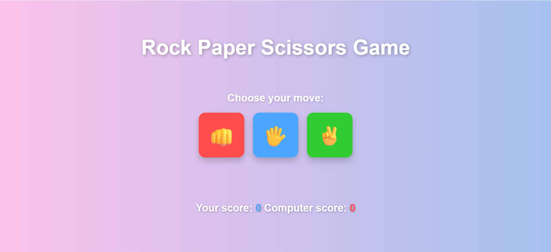 Rock Paper Scissors