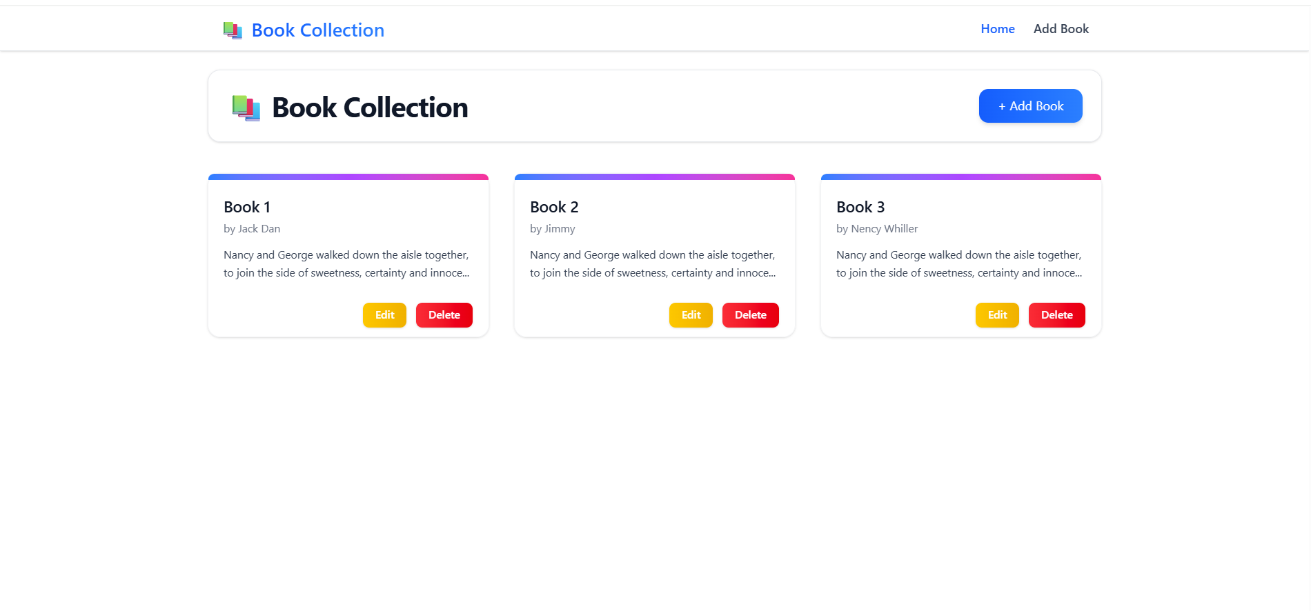 Book Collection List
