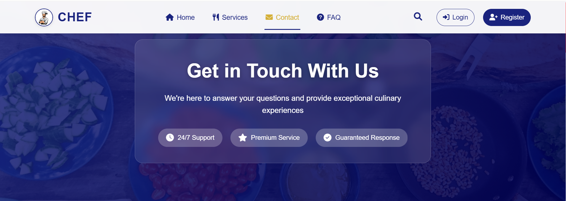 Chef Management Contact