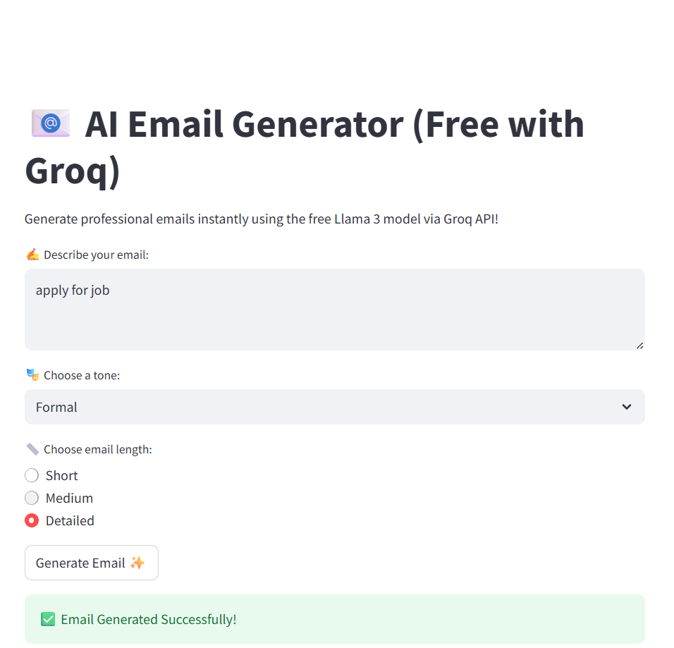 Email Generator