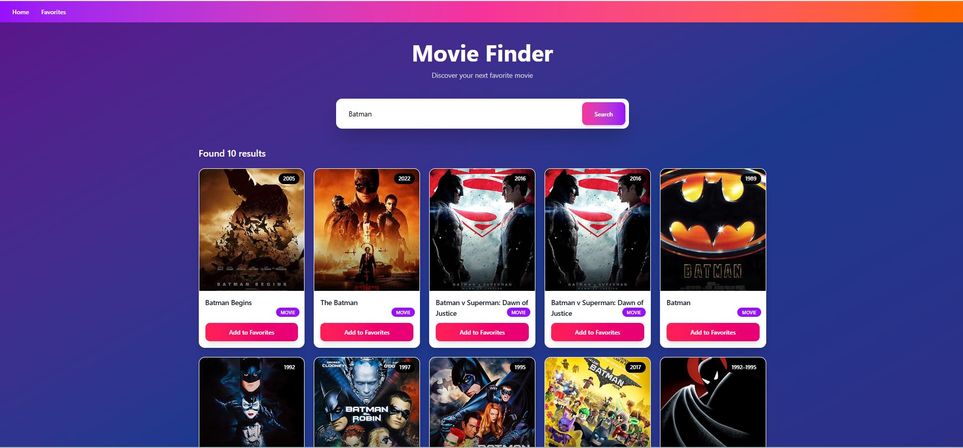 Movie Finder