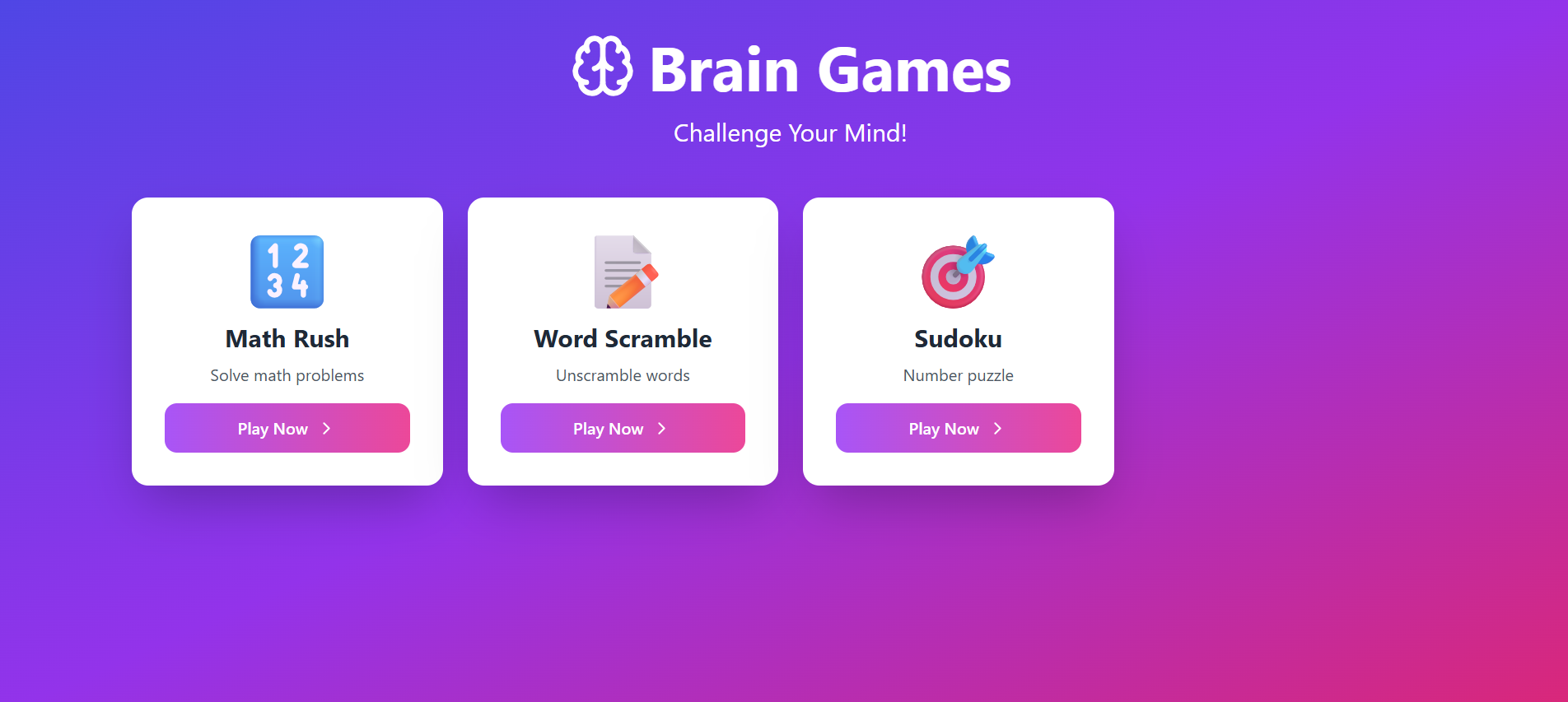 Puzzle Brain Game