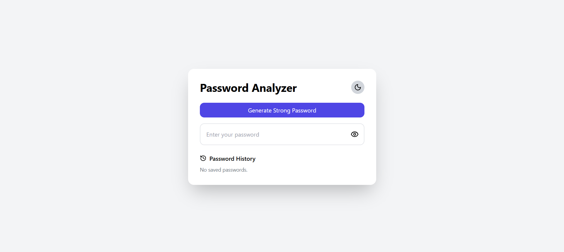Password Strength Analyzer & Generator