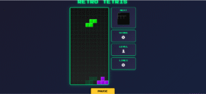 Retro Tetris Game