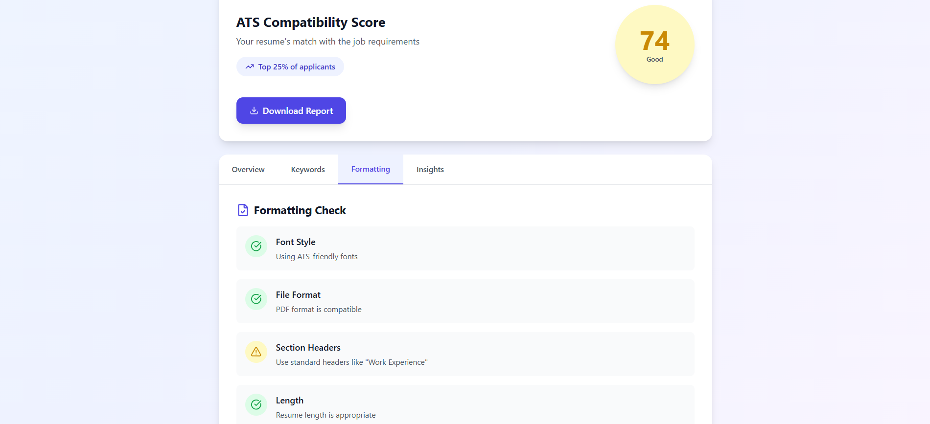 Resume ATS Score Checker