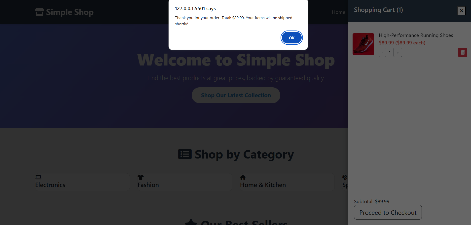 Simple Shop - Online Store 1