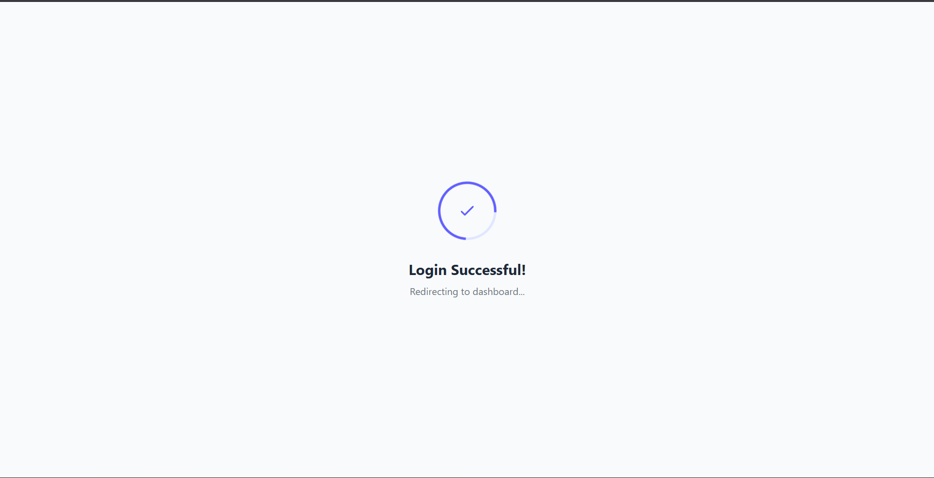 Google Authentication Login Successfull