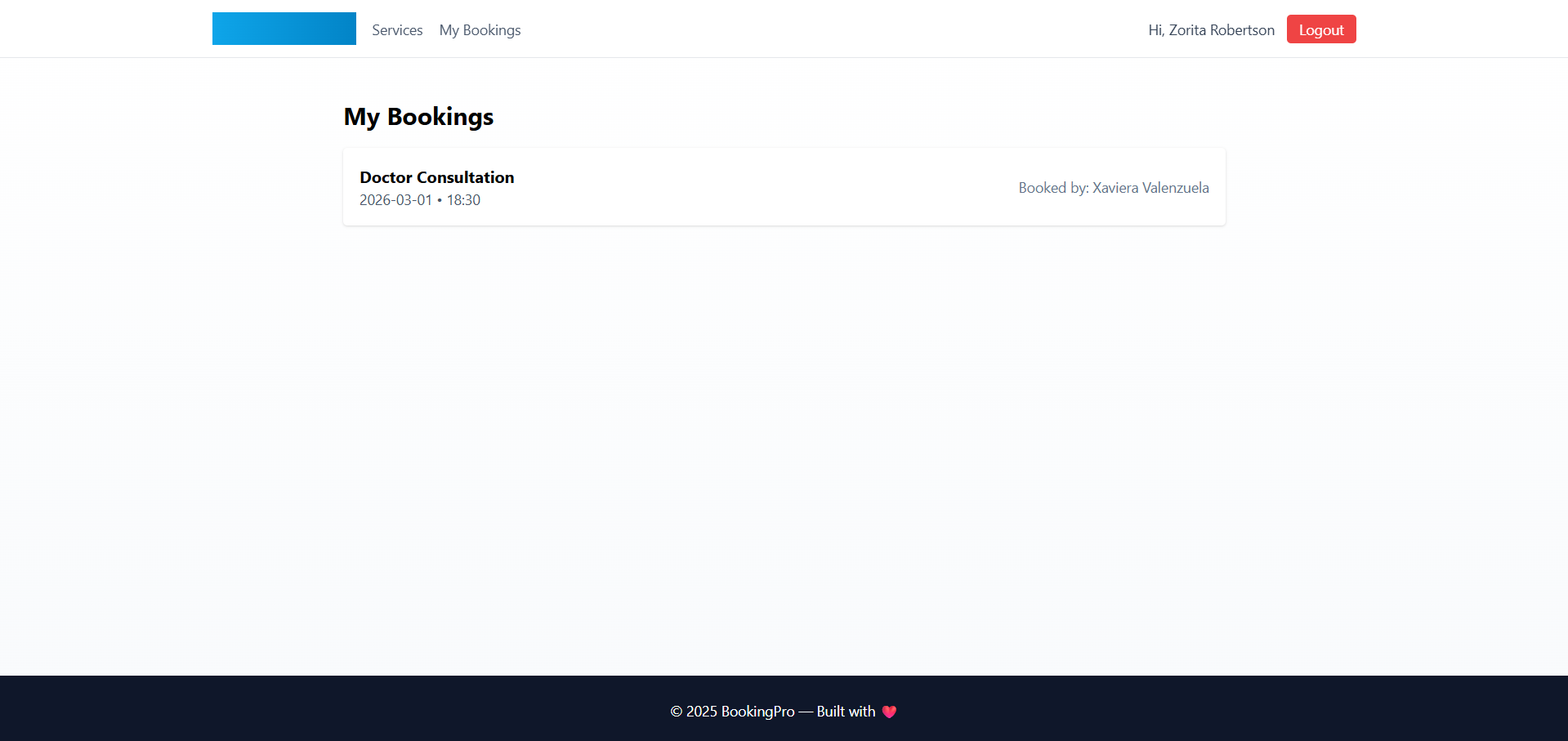 Service Booking WebApp Img 3