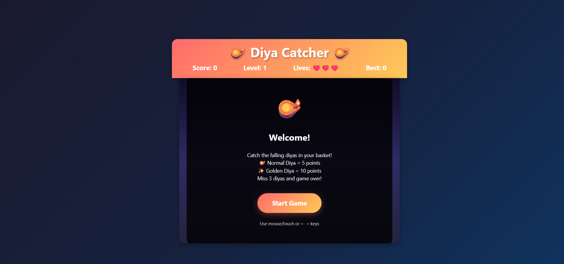 Diya Catcher Image 1