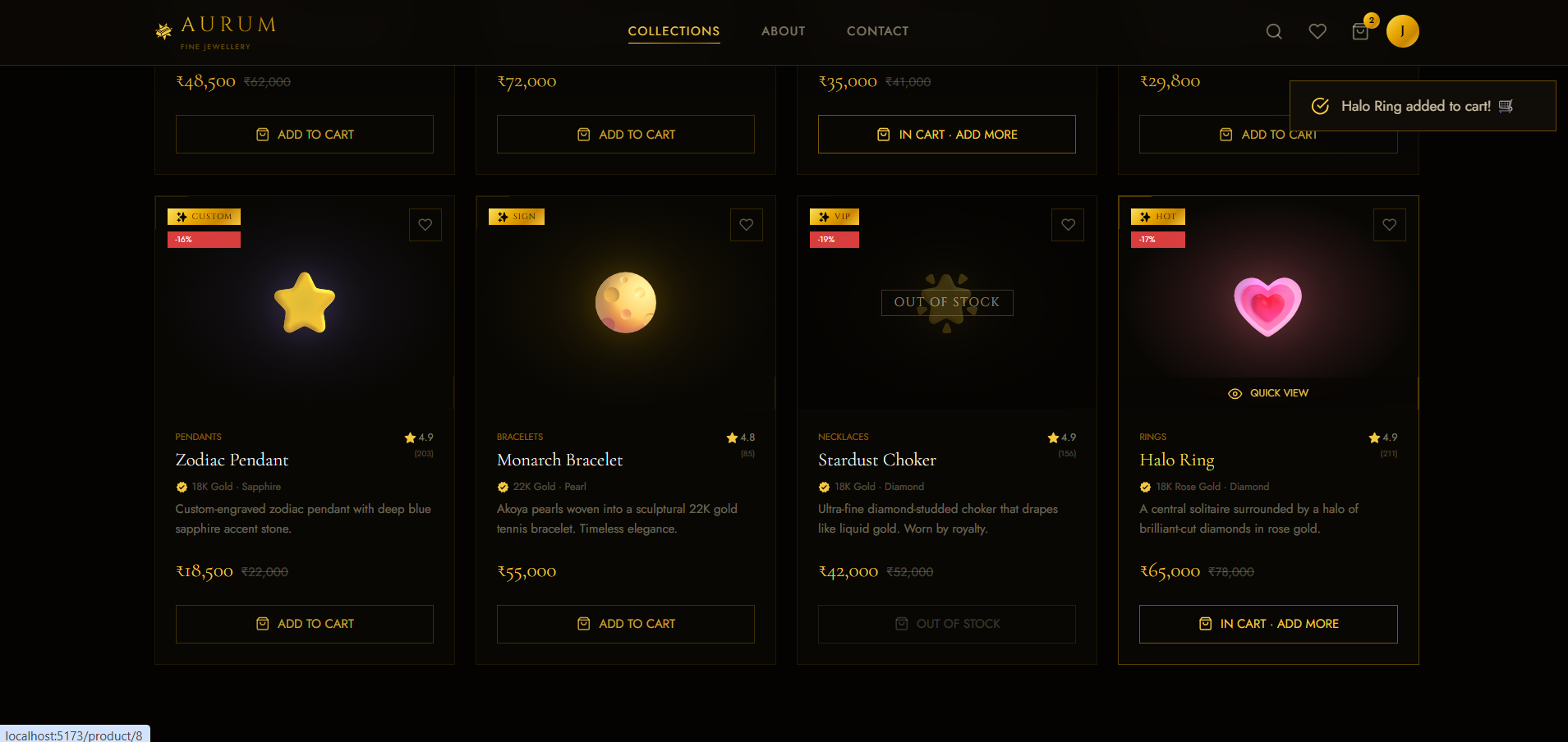 Jewellery E-Commerce Platform img 2