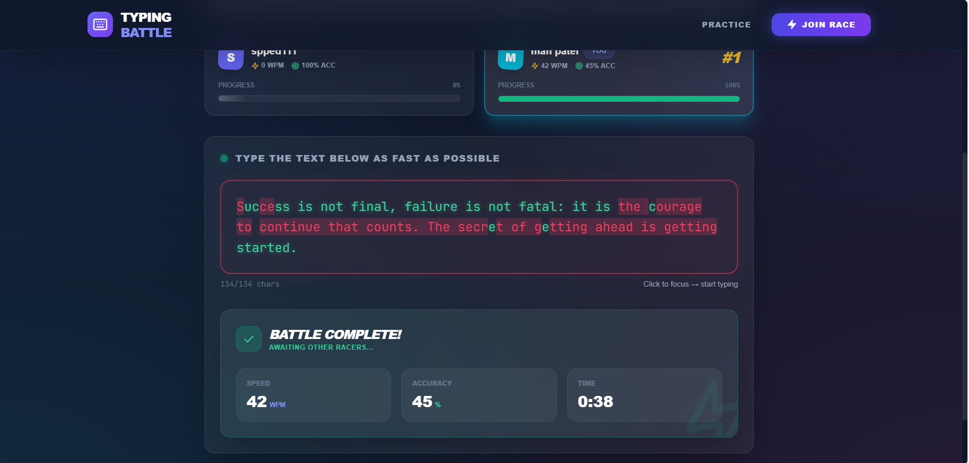 Typing Battle Img 5