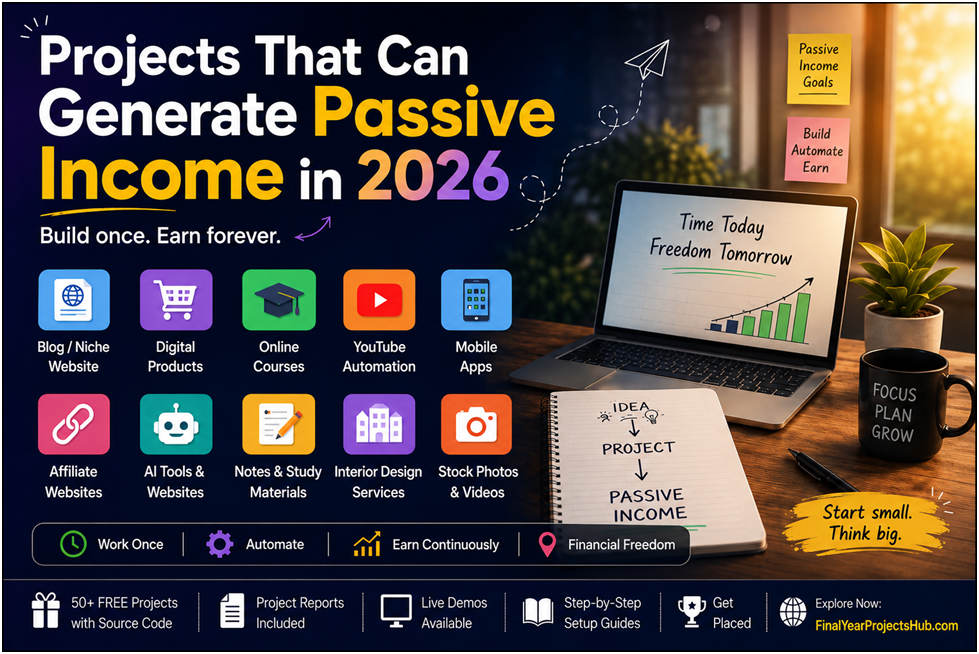 Passive Income Project Ideas for 2026