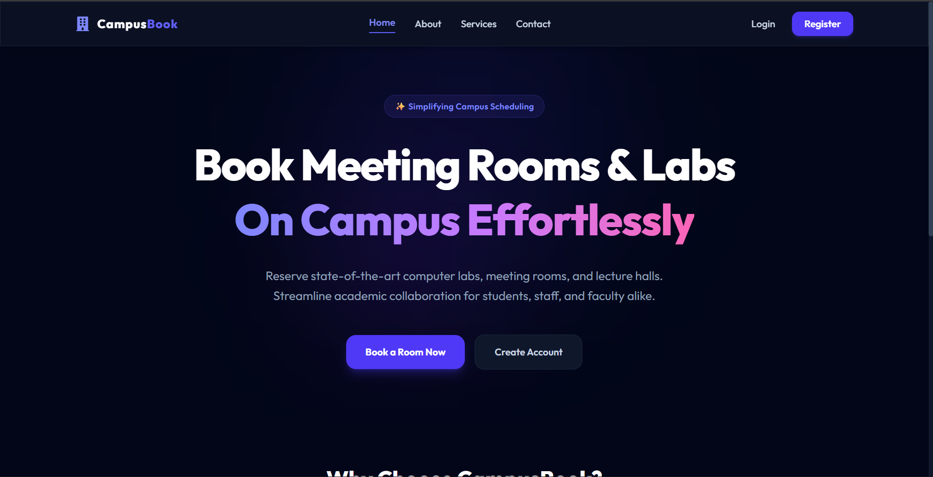 Campus Booking Img 1